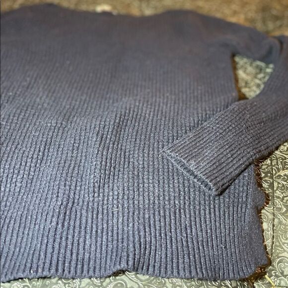 🔥❤️🔥 Gap Designed Crafted Navy Blue Waffle Relax Boat Neck Sweater Size … - Picture 3 of 7
